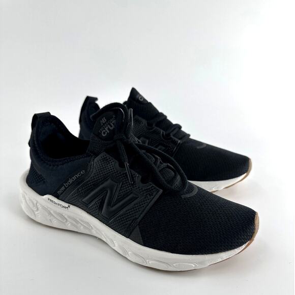 New Balance Black and White Athletic Shoes - Picture 2 of 12